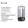 Portable LED Touch Lamp - Metal Stand, Rechargeable, Eye-Protective, Super Bright for Bar, Camping, or Table Use