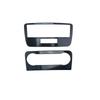 Carbon Fiber Color Car Sticker Central Control Air Outlet CD Button Panel Frame Trim For Mercedes Benz GLK 300 260 200 2012-2015