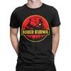 Men's Synthwave Polish Beaver Meme Bobr Bober Kurwa T Shirt  Pure Cotton Clothing Vintage Short Sleeve Tees Gift Idea T-Shirts
