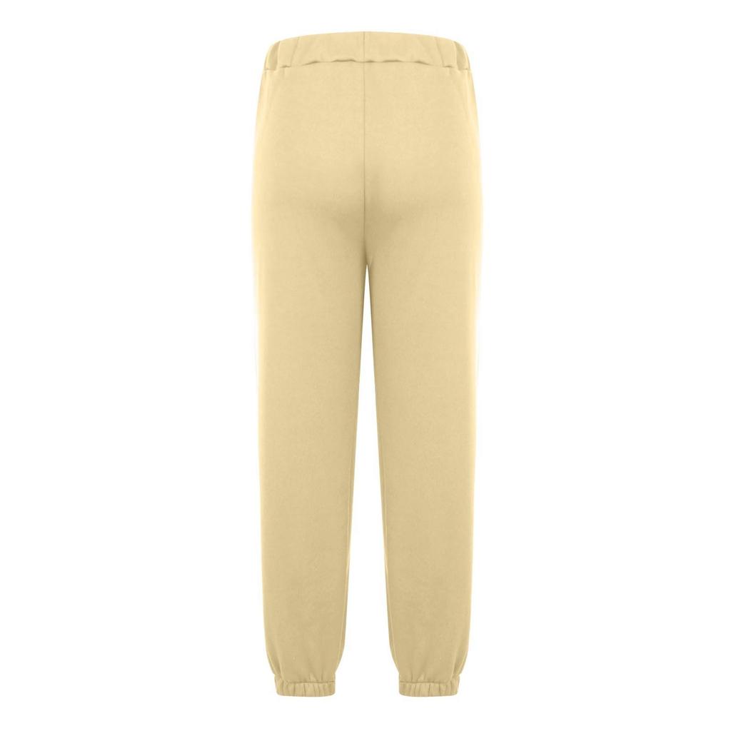 Hanorac cu mânecă lungă cu glugă de culoare solidă pentru bărbați Pantaloni acasă Costum de alergare