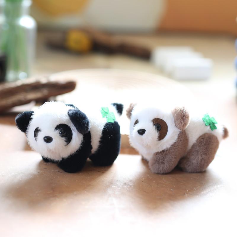 Adorable Cute Panda Plush Toy Keychain With Soft Short Plush Material And Pp Cotton