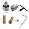 Micro Motor Drill Chuck T/L Spanner Clamping Ranges 0.3-4mm Motor Shaft 3.17mm for Electric Drill