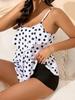 Sexy 2025 Print Ruffle Tankini Set Women Strapped Push Up Swimsuit Beach Summer Swimwear Brazilian Lady Bathing Suit