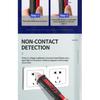 Non Contact AC Voltage Detector 12V-1000V sensitivity adjustable Pen style tester meter voltage indicator voltmeter