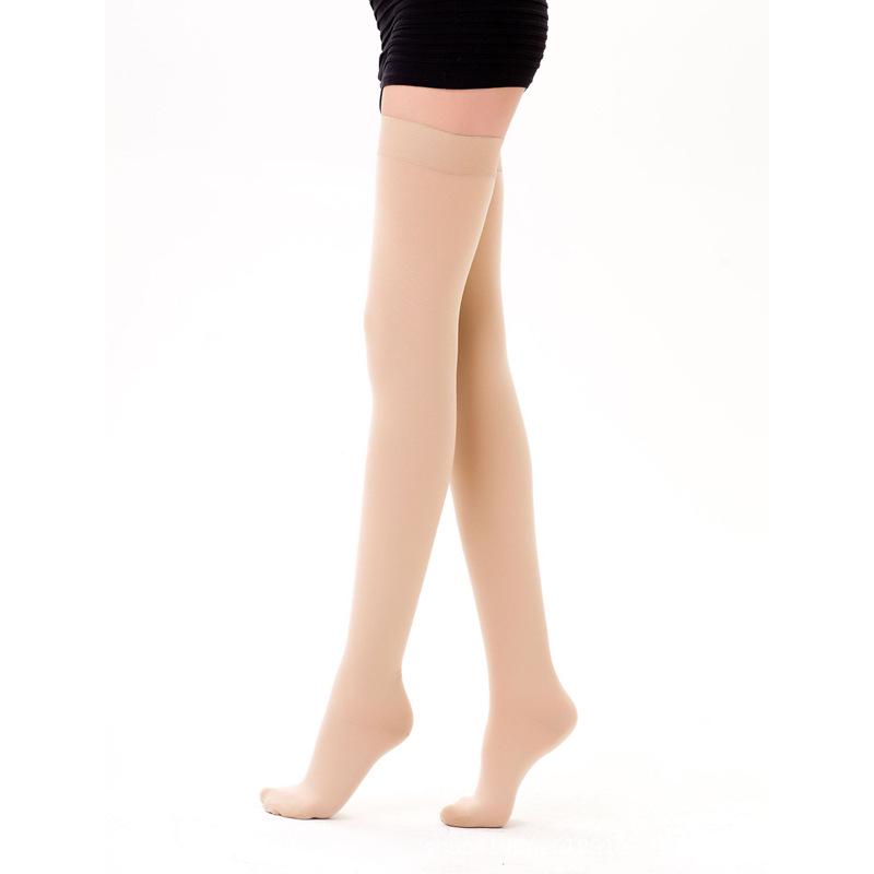 Class 3 Medical Compression Thigh-High Stockings for Men and Women - Varicose Vein Prevention and Leg Support