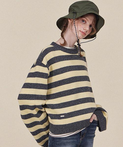 Heint Evelyne Lambswool Knit_2 Colors Charcoal/Free