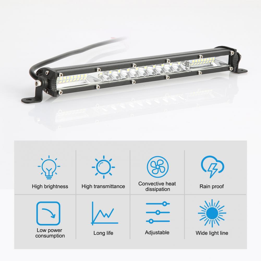Car LED Work Light Driving Spot Light Offroad Light Bar