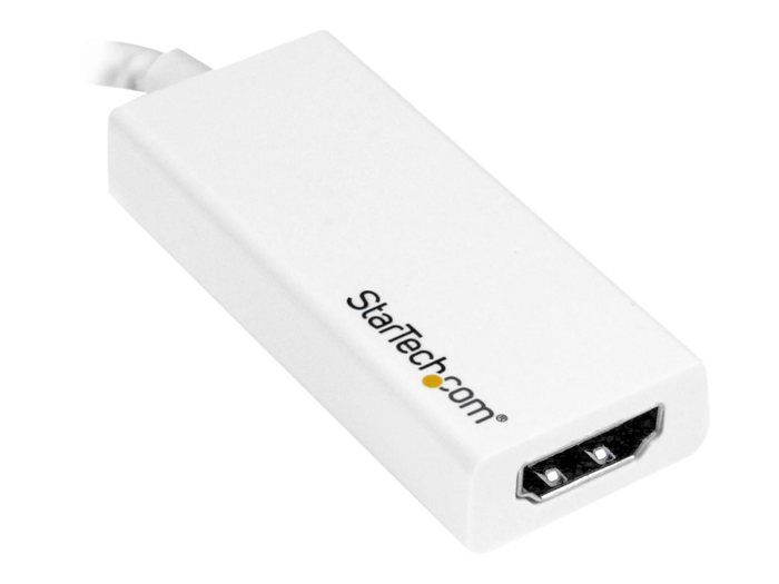 USB-C til HDMI videoadapter - STARTECH.COM - Ultra HD 4K - Hvit - Hann/Hunn