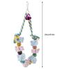 Colorful Bird Block Toys Parrot Break Grinding Stones Cages Bite Chew Training Toys