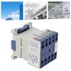 Baomain AC Contactor CJX2-1801, 110V, Coil, 3P, 3 Pole, 660V, 25A, 1NC, Flame Retardant Housing, High Load Capacity, Normally Open to a Wide Range of