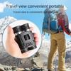 500x25 Zoom Telescope Professional BAK4 HD Powerful Binoculars Long Range Portable Outdoor Folding FMC Binocular Camping Travel