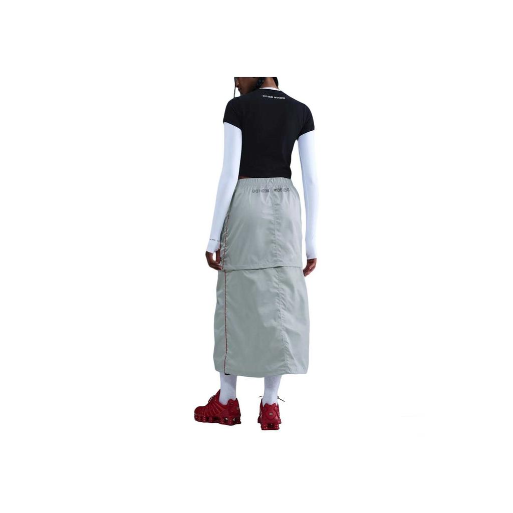 Nike Sportswear Shox Comfortable Simple Solid Color Skin-Friendly Casual Long Skirt Women Skirts IH0261-097