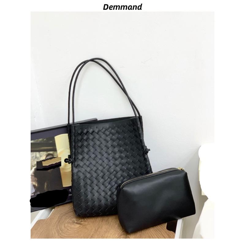 Nowa Torba Damska ze Skóry Bydlęcej Tkana jak Koszyk Warzywny Duża Pojemność Jednoramienna Crossbody Torebka Tkana Dla Kobiet