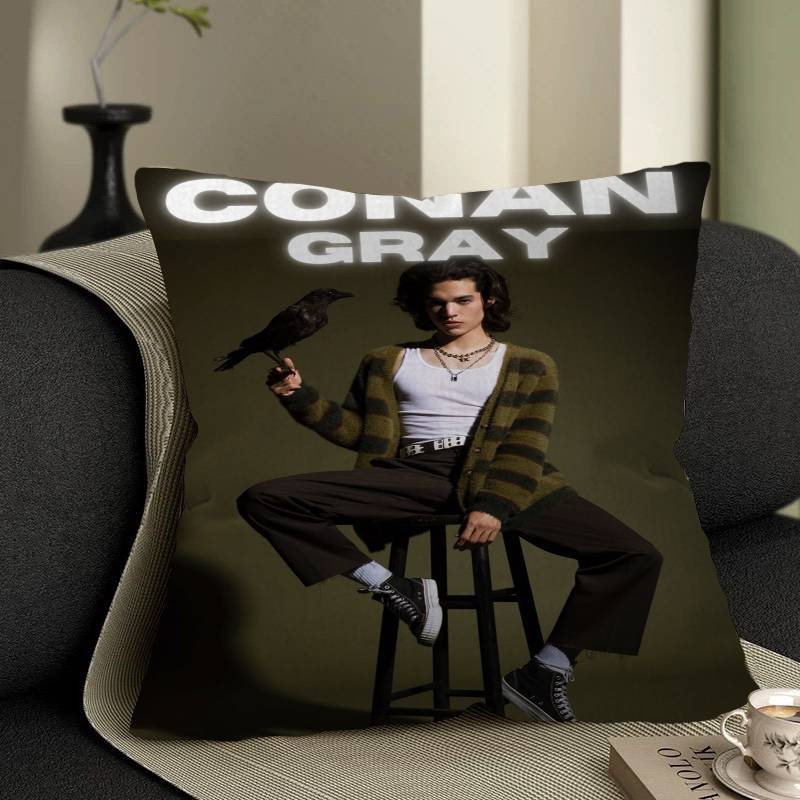 Singer C-Conan Gray Personalized Picture Text Home Decorative Pillows Household Gifts 45x45cm