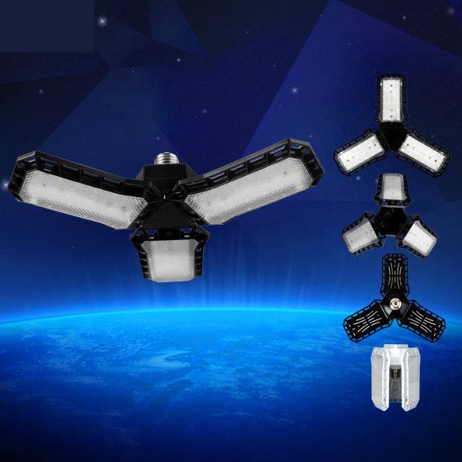 King Kong Folding Leaf UFO LED Bulb E27 Screw Lamp for Home and Garage