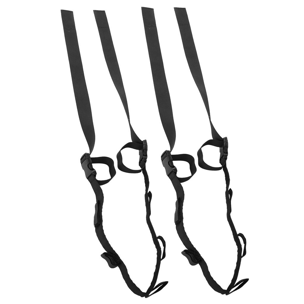 2Pcs Car Fishing Rod Strap Heavy Duty Vehicle Fishing Rod Carrier Holder Stand Fixed Belt