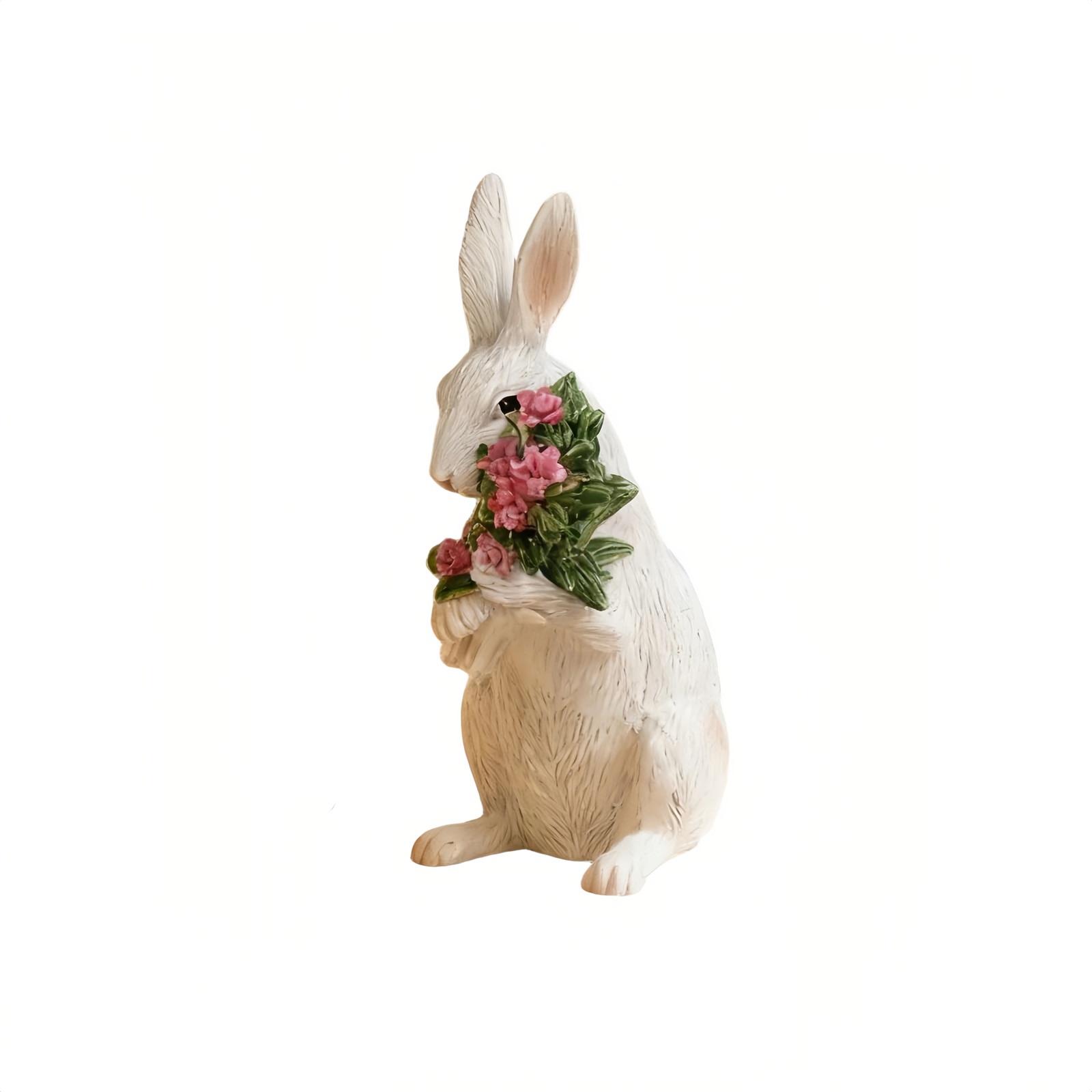 

Easter Bunny Figurines Are An Ideal Choice For Home Decoration, As They Can Be Placed Tables Or Shelves. One Size
