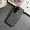 Men's Carbon Fiber Magnetic Case For Samsung Galaxy S21 FE S22 Ultra S23 Plus Shockproof Comfortable Grip Phone Cover S21 Plus