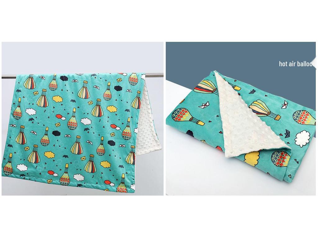 Washable Baby Wool Soothing Blanket - All-Season Nap & Sofa Quilt