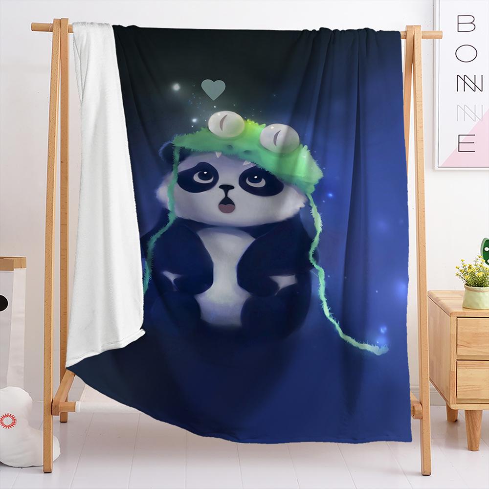 Decken Niedliche Panda Decken Flanell Schlafzimmer Büro Decken Überwurfdecken Für Alle Jahreszeiten