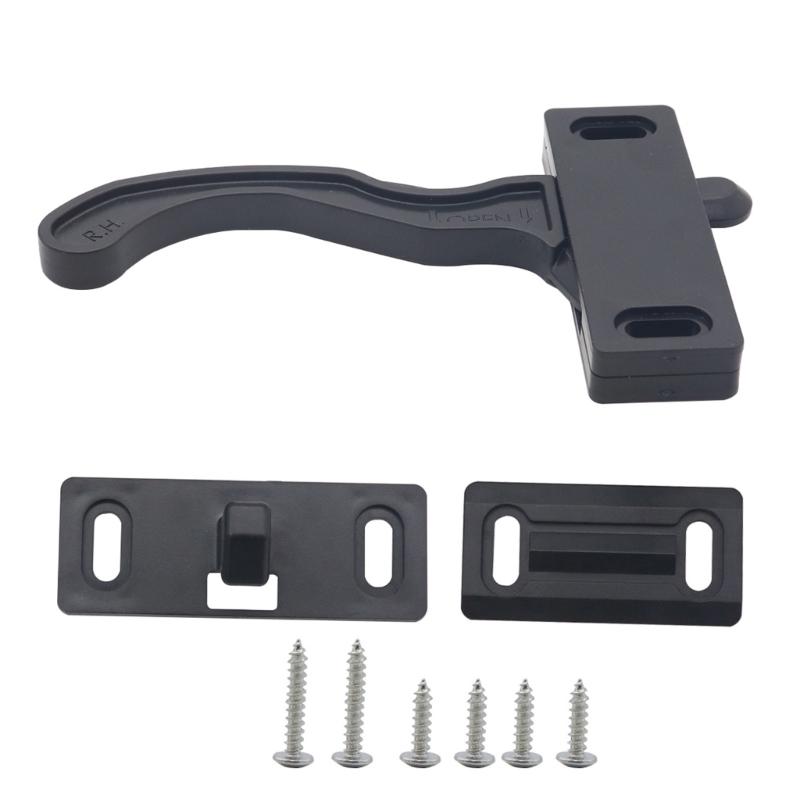 RVs Screen Door Latch Right Hand Handle Kit Suitable for Campers Motorhome Travel Trailer Entry Door Latch