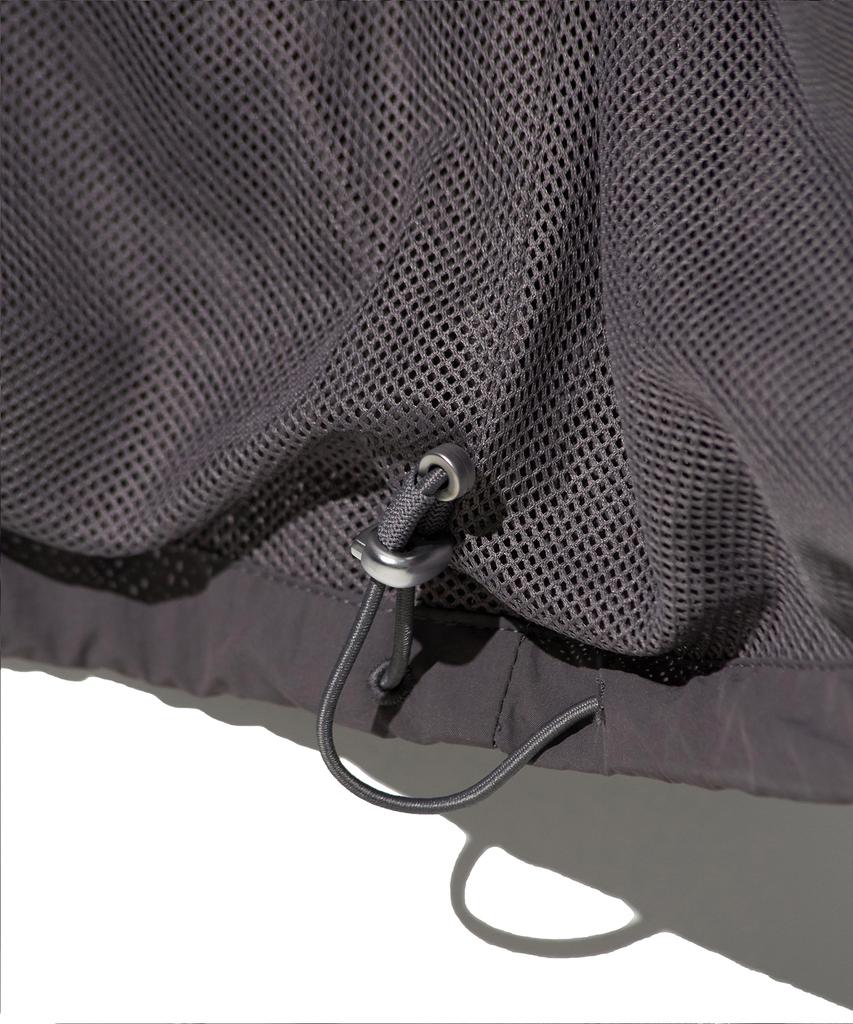 CRITIC Glossy Hood Vest Light Gray
