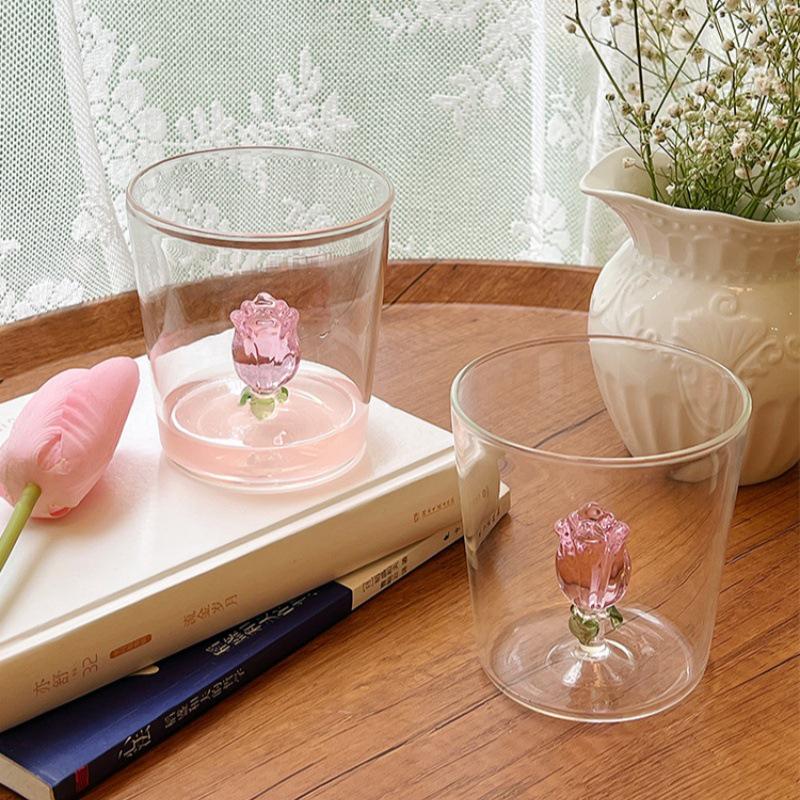 Thickened Heat-Resistant Three-Dimensional Glass Mug - Cute and Durable