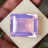 AUSTRALIAN Pink Opal CERTIFIED 30x25mm Emerald Cut LAB-CREATED Loose Gemstone