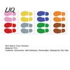 Early Education Floor Stickers 4 Sheets 8 Pairs Kids Shoes Decals, Colorful Footprint Adhesive Waterproof Stairway Directional PVC Step for Classroom