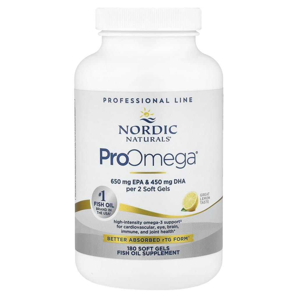 Proomega®, Lemon Flavor, 180 Softgels (640Mg/Softgel)