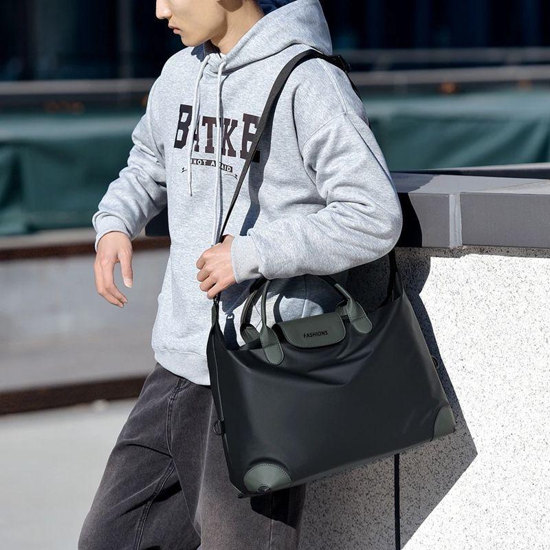 New Fashion Trend Travel Bag Fitness Bag Multifunctional Casual Business Handbag Korean Version Portable Bag Men's
