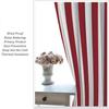 Red White Striped Curtains Vertical Stripe Geometric Modern Chic Style Curtain Bedroom Living Farmhouse Made Of Polyester Window Treatment