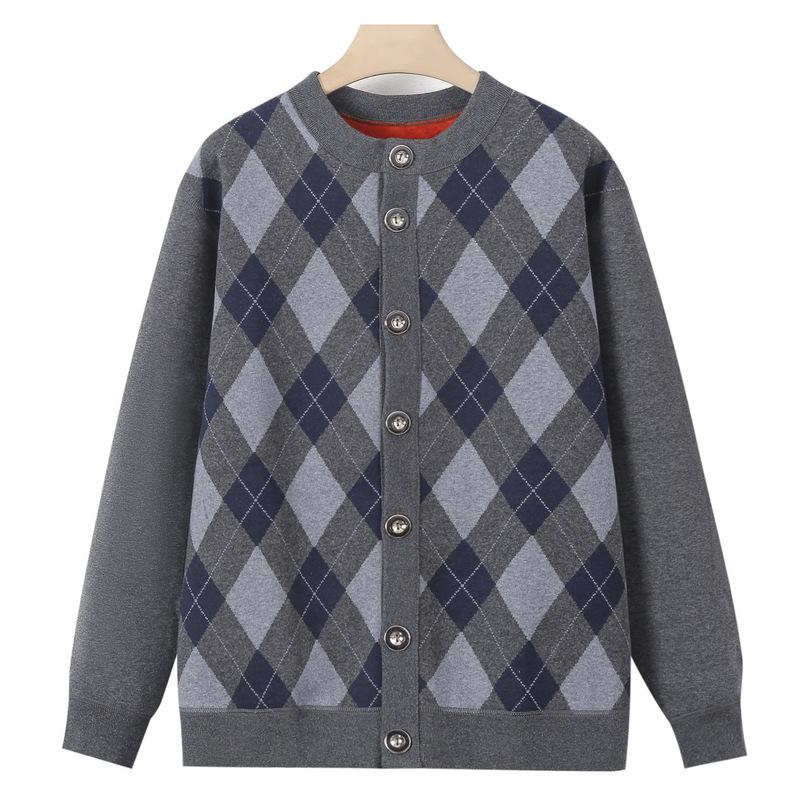 

Папино осенне-зимнее пальто флисовое утолщенное для среднего и пожилого возраста зимний кардиган вязаный свитер для пожилых людей повседневная одежда свитер дедушки 5XL (160-87.5 kg recommended)