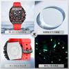 OLEVS Analog Quartz Sports Watch with Silica Gel Large Silicone Chronograph Men's Strap, Waterproof, Dial, Strap, Men's