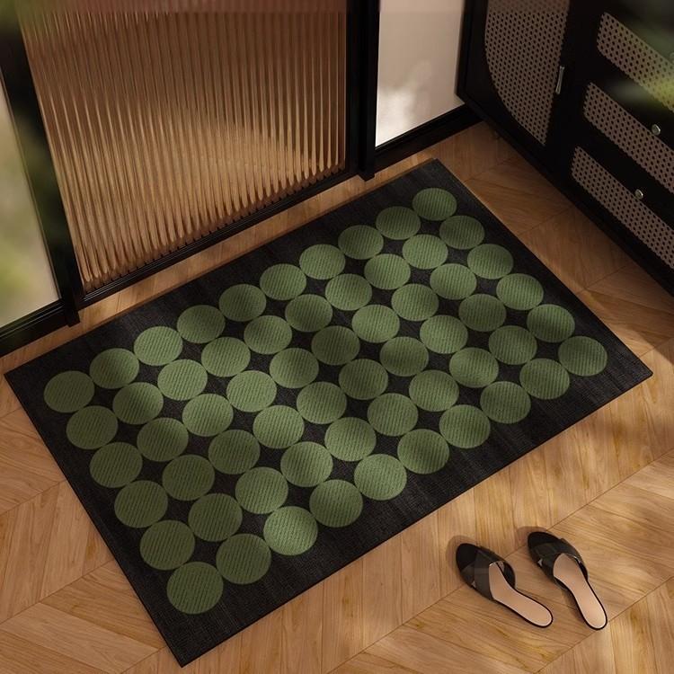 High-end Retro Printed Carpet Diatomaceous Earth Mat Bathroom Mat Water Absorbent Quick-drying Non-slip Mat