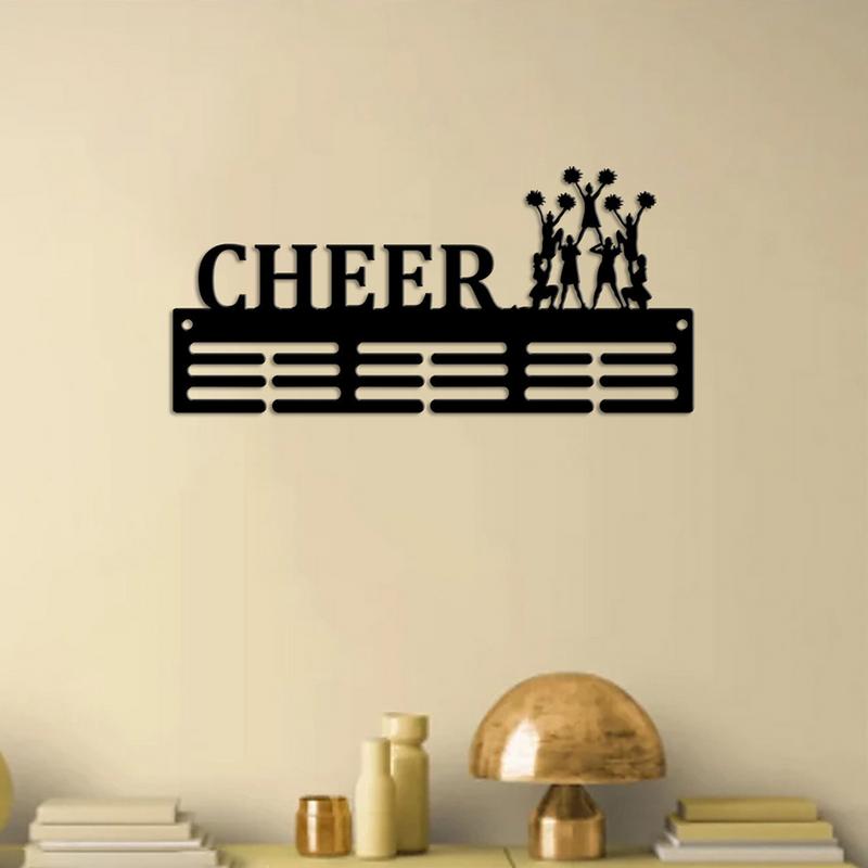 Awards Hanger Display Cheerleading Theme Awards Rack For Wall Metal Multipurpose Trophy Shelf For Race Running Gymnastics China Mainland