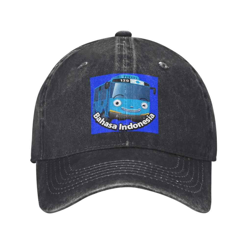 Tayo The Little Bus Cartoon Denim Cap Casual Baseball Caps Adjustable Hat Summer Unisex Baseball Hats