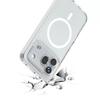 Magnetic Case For Honor 600 Pro Case Fashion For MagSafe Matte Transparent Acrylic Phone Cover Shockproof Bumper