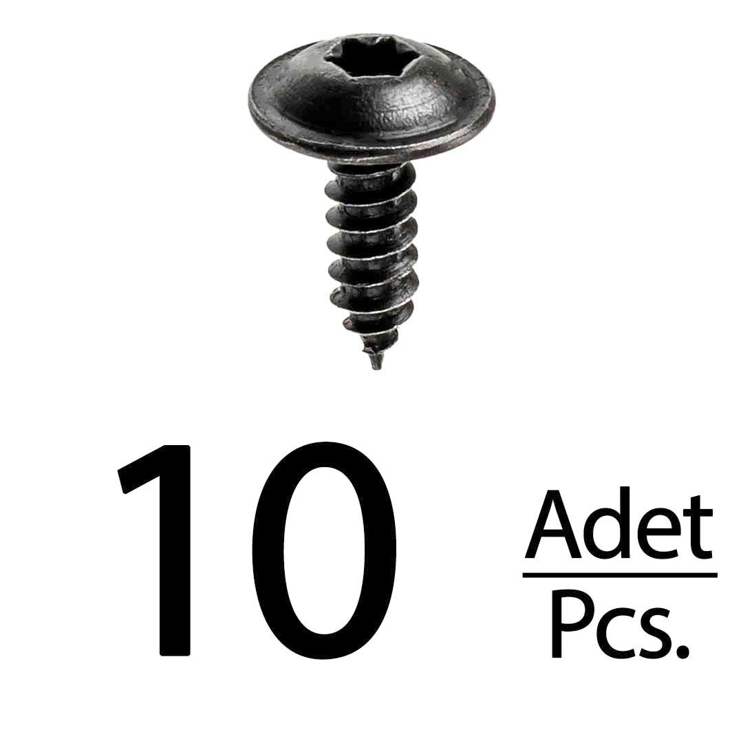 

Torx Screw Clips for Renault Peugeot Citroen Skoda Fiat Seat - 10 Pieces