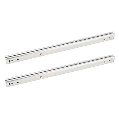 1 Pair of Drawer Slides Side Mount Full Extension 3 Fold Ball Bearing Runners Tracks 27 Series