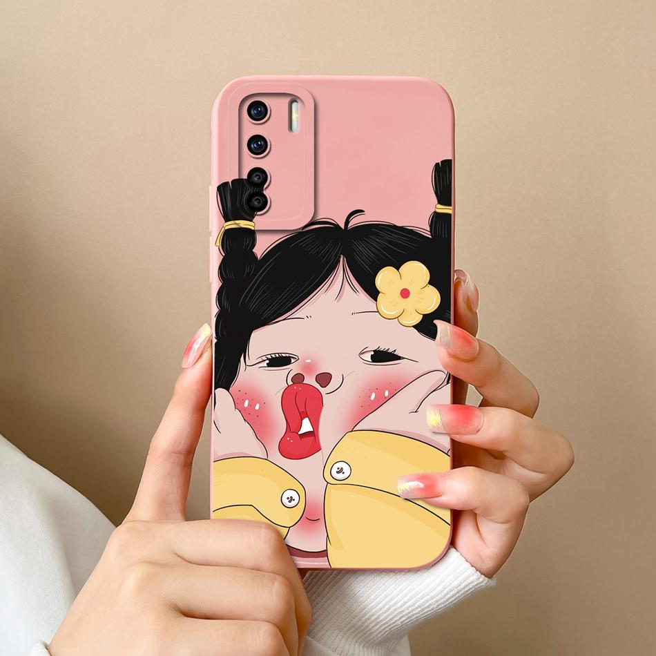 For Oppo F15 F17 Pro Phone Case Coconut Tree Soft Smooth Liquid Silicone Bumper For Oppo F 15 F 17 Camera Protection Back Cover