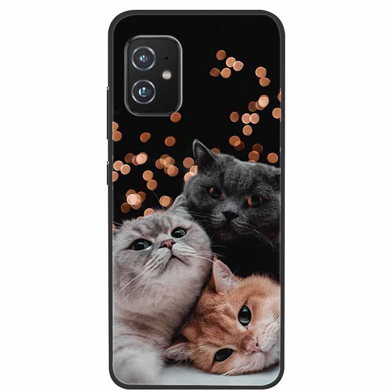 For Asus Zenfone 8 ZS590KS Cases 5.9 " Marble Soft TPU Silicone Phone Covers For Asus Zenfone8 ZS590KS Back Cases Fundas Coques