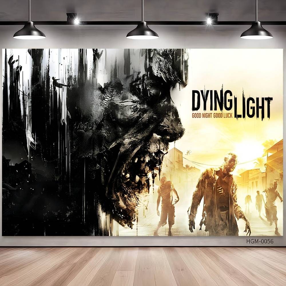 Dying Light Anime Photography Backdrop Printing Backdrop Poster Party Background Cloth Pool Printing Backdrop