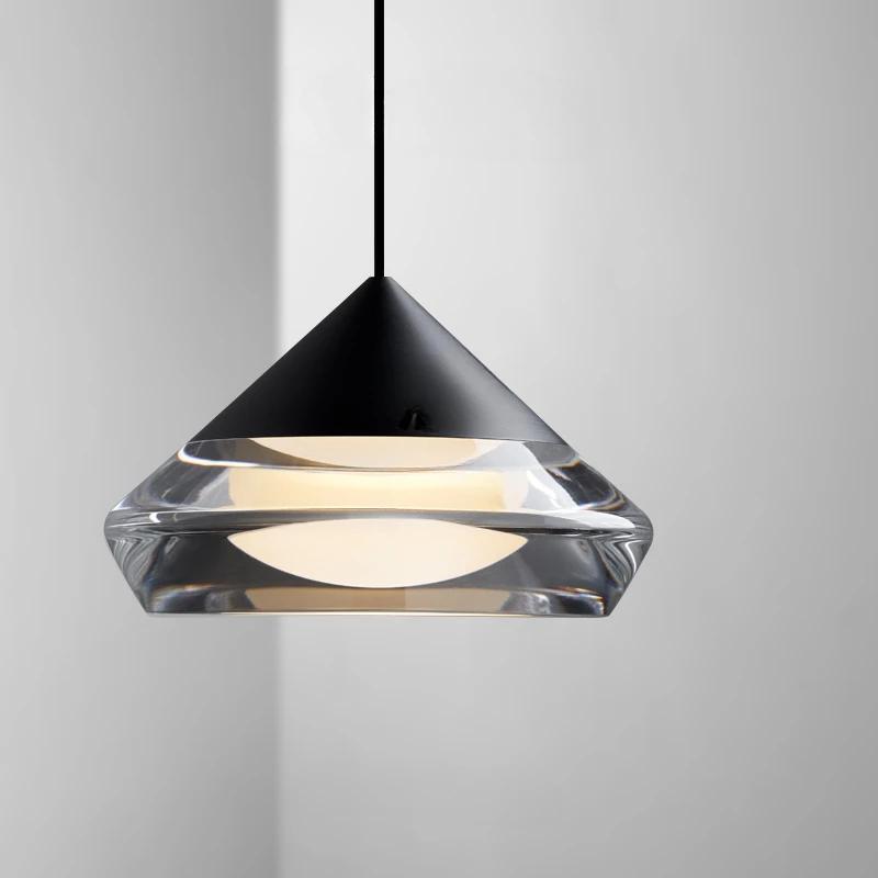 Minimalist Modern LED Pendant Lamp Liftable For Indoor Home Bedroom Bedsides Living Room Restaurant Bar Acrylic Pendant Lamp