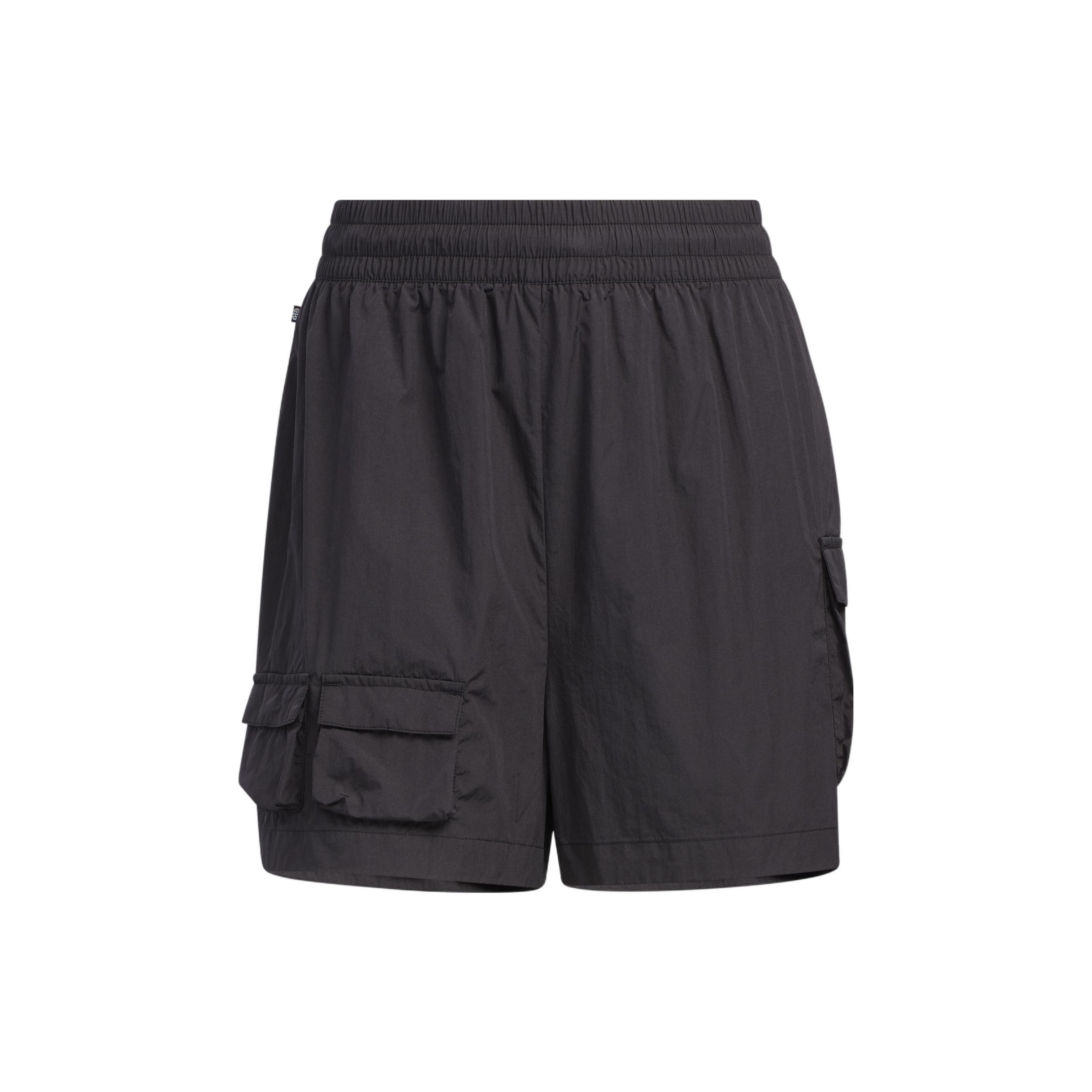 Adidas Оригинальные Полосатые Вышитые Тканые Повседневные Шорты Женские Шорты Черные HP0120 38