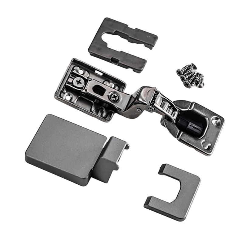 Space Saving Concealed Cabinet Door Hinge Adjustable Tension Mechanism Soft Closing Wardrobe Hinge For Quiet Operation
