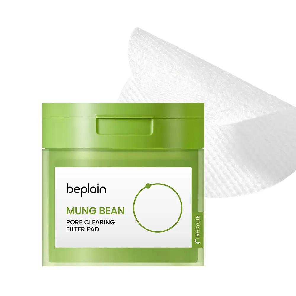BEPLAIN Mung Bean Pore Clearing Filter Pad Exfoliating Toner Pads 70 Pads