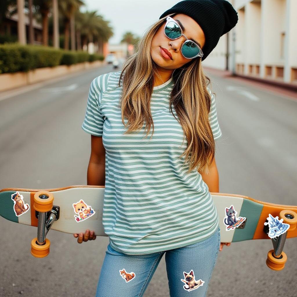 35pcs-100pcs Cute Stickers Cartoon DIY Stickers Stickers For Laptop Motorcycle Luggage Phone DIY Phone Guitar Laptop