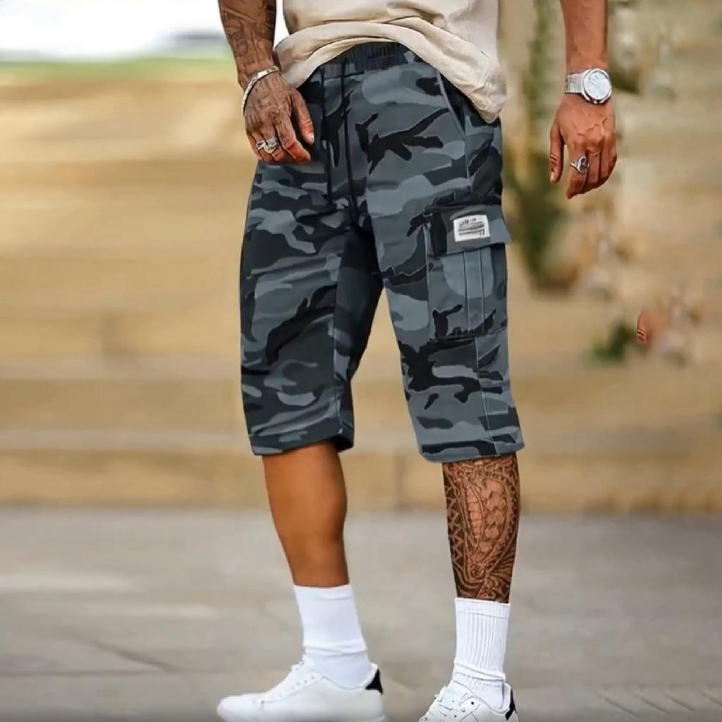 Herren Tarnung Sportshorts - Weich und Bequem