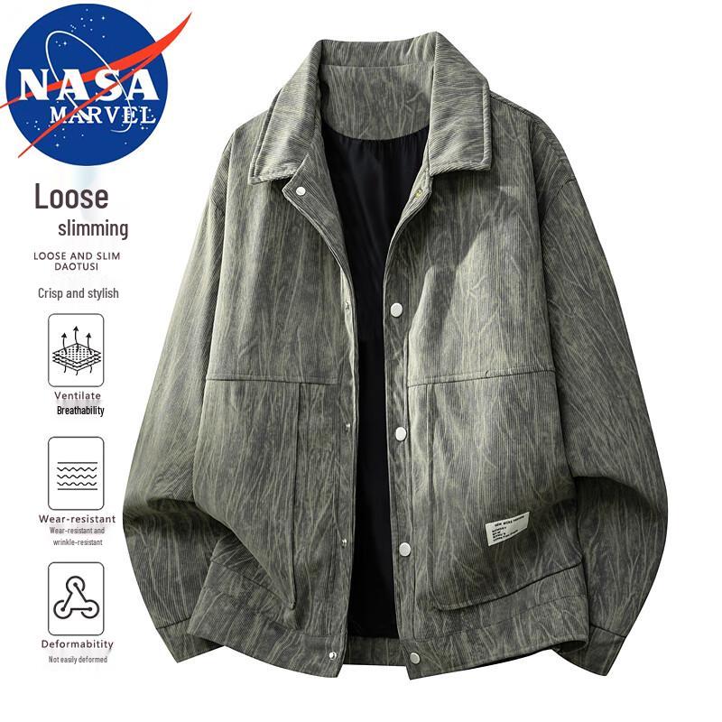 

NASA MARVEL Men s Spring Autumn Plus Size Casual Jacket 3XL
